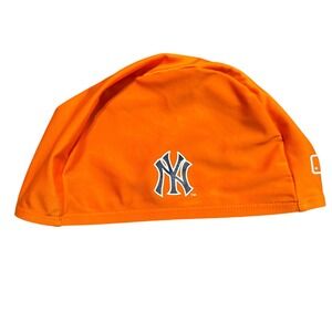 NWOT New York Yankees Orange Skull Cap Lightweight Baseball Athletic Youth